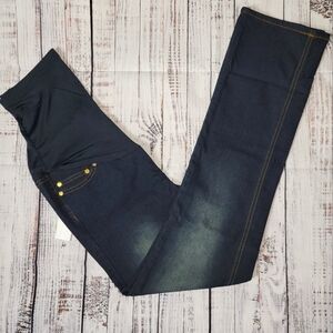 Maternity Full Panel Straight Leg Jeans